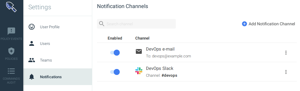 Terraform apply creates new notification channels